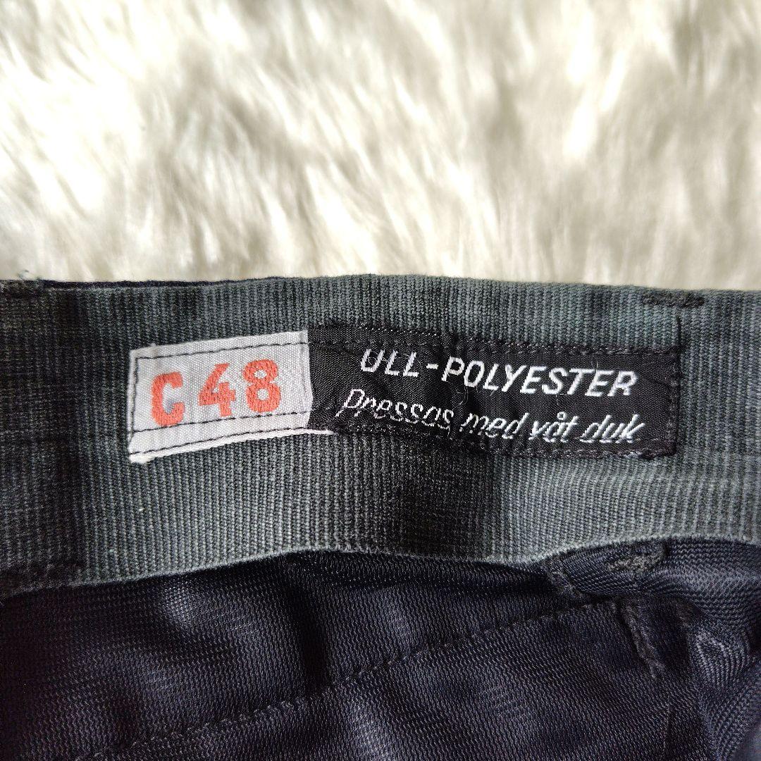 ✨夏最強のミリタリースラックス✨スウェーデン軍★ポリエステル★W78★極美品