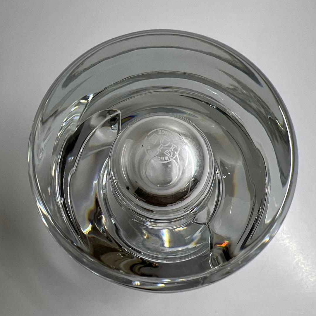 バカラ　トルネード　花瓶　高さ22.8㎝　東Y7-1119☆1Fトトコ