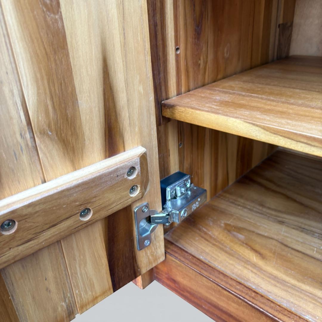 廃盤希少 unico ウニコ BREATH チーク材 キャビネット サイドボード