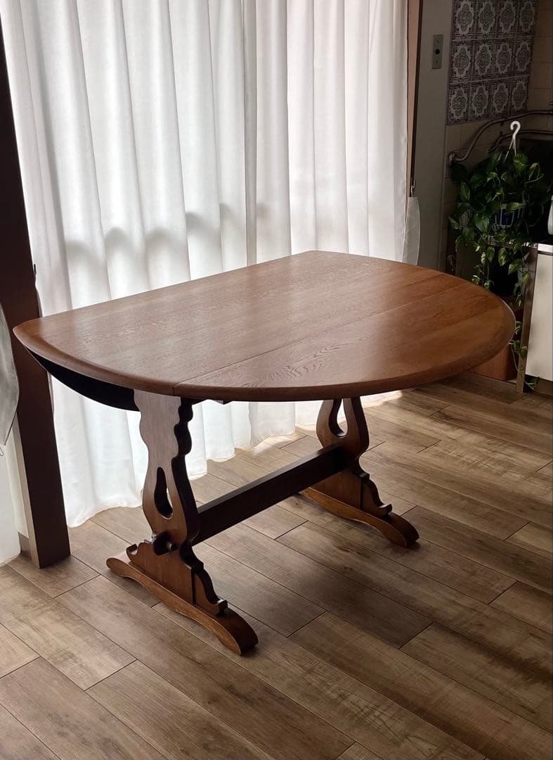 ERCOL アーコール ヴィンテージ ドロップリーフ テーブル バイカラー 英国