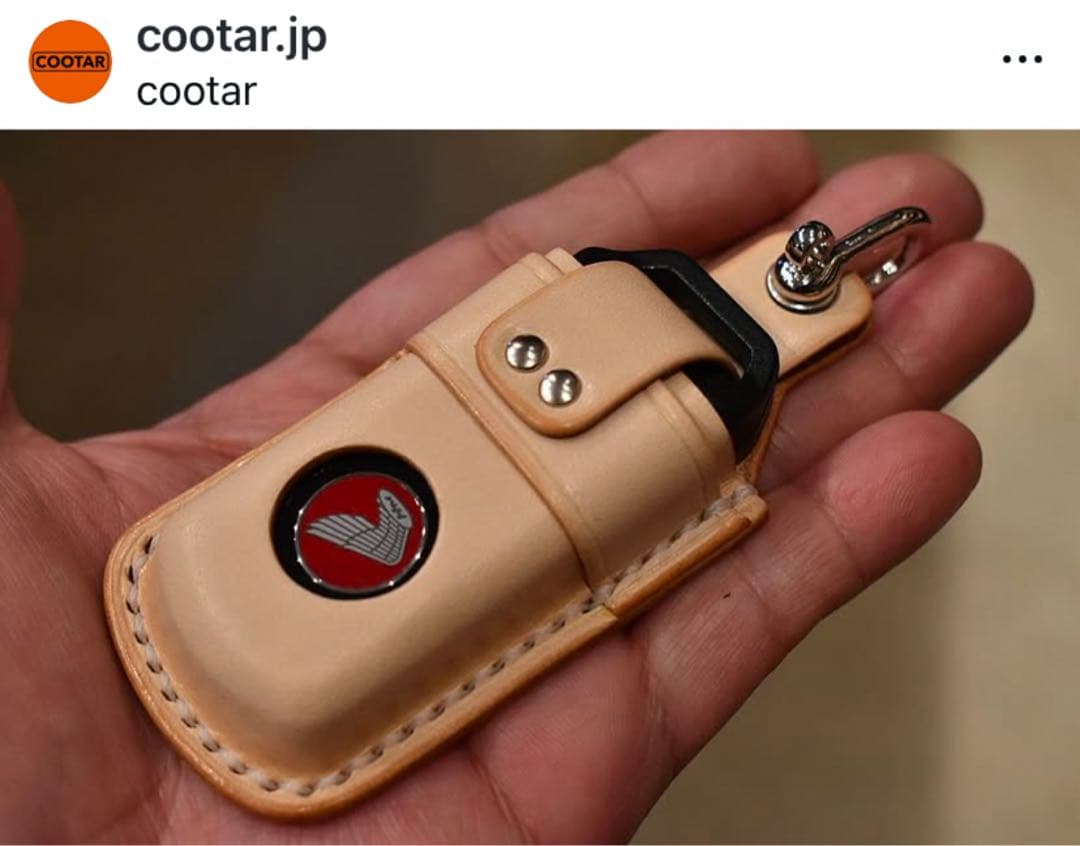 キーレス　革ケース　スーパーカブ　C125 JA48 別注品　COOTAR中古品