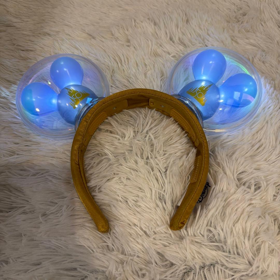 ディズニーカチューシャ、フロリダディズニー50周年記念ライトアップカチューシャ