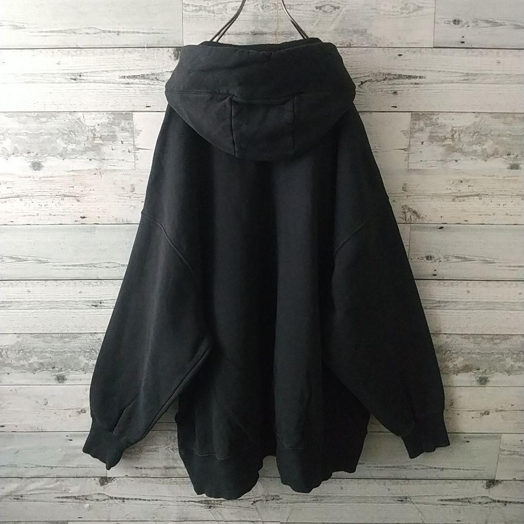 超人気☆ナイキ 刺繍センターロゴ パーカー トラヴィス着用 XL～3L ブラック