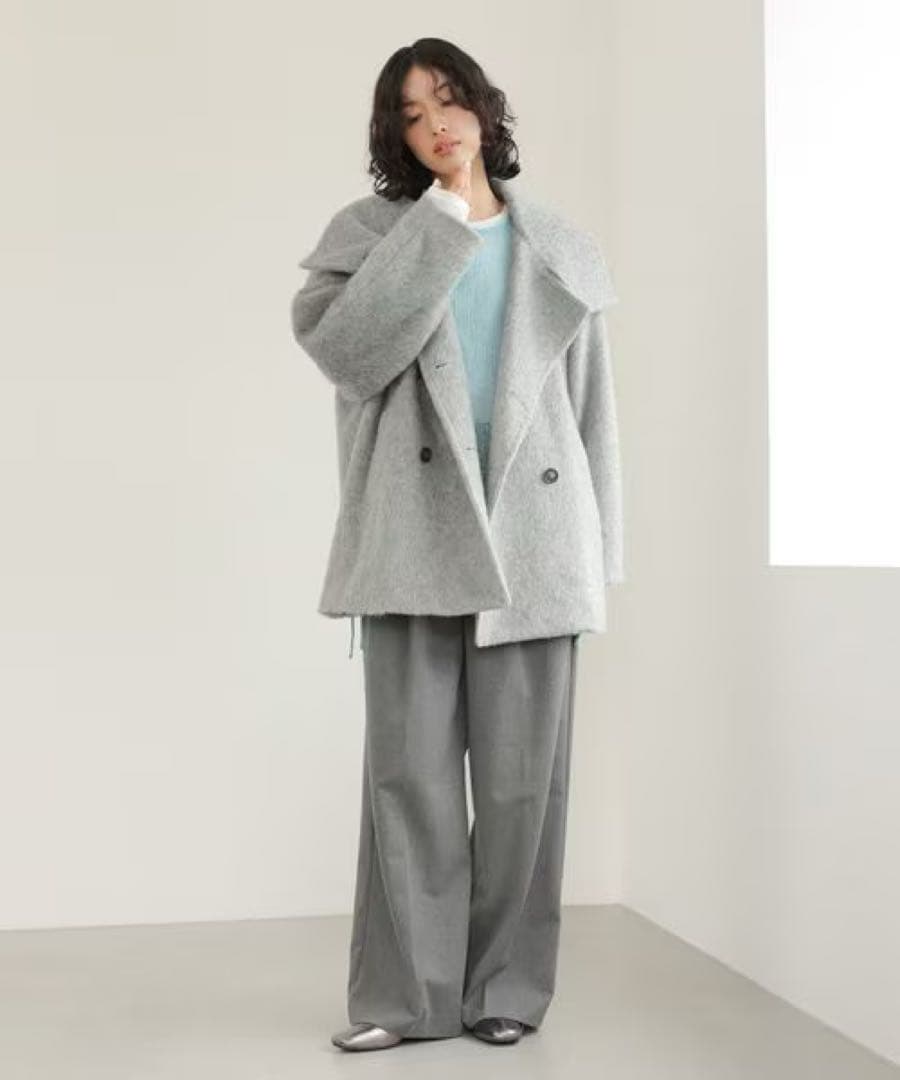 【16日まで期間限定セール】新品　LEPSIM シャギー2WAYミドルコート