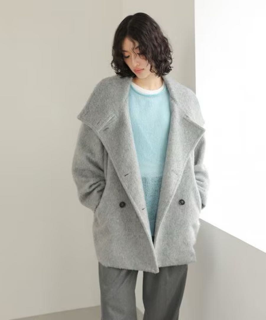 【16日まで期間限定セール】新品　LEPSIM シャギー2WAYミドルコート