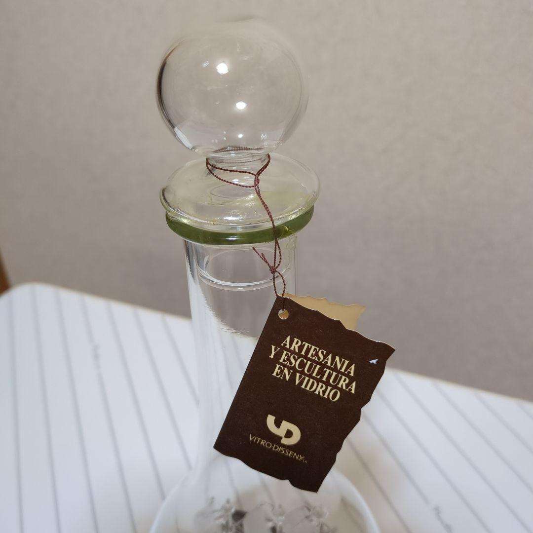 ガラス工芸品　スペイン製 ボトルシップ デキャンタ （帆船）箱付き