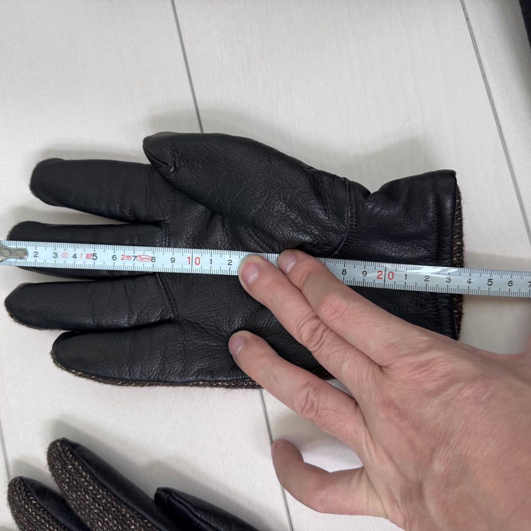 ブラウンズビーチジャケット　手袋　レザー　ビーチクロス