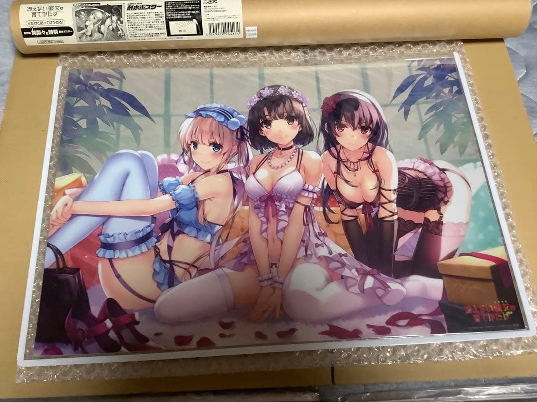 e*3様 冴えない彼女の育てかた クリアポスター 4点 ＆ 耐水ポスター 2点