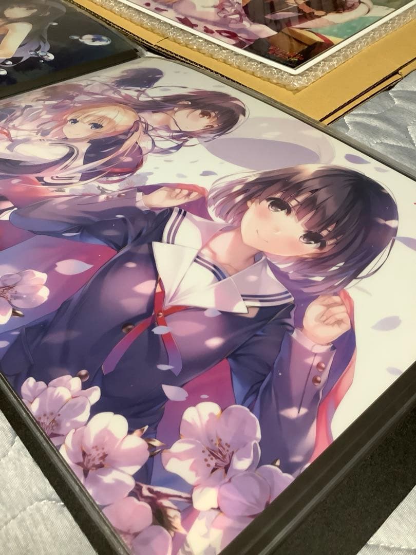 e*3様 冴えない彼女の育てかた クリアポスター 4点 ＆ 耐水ポスター 2点