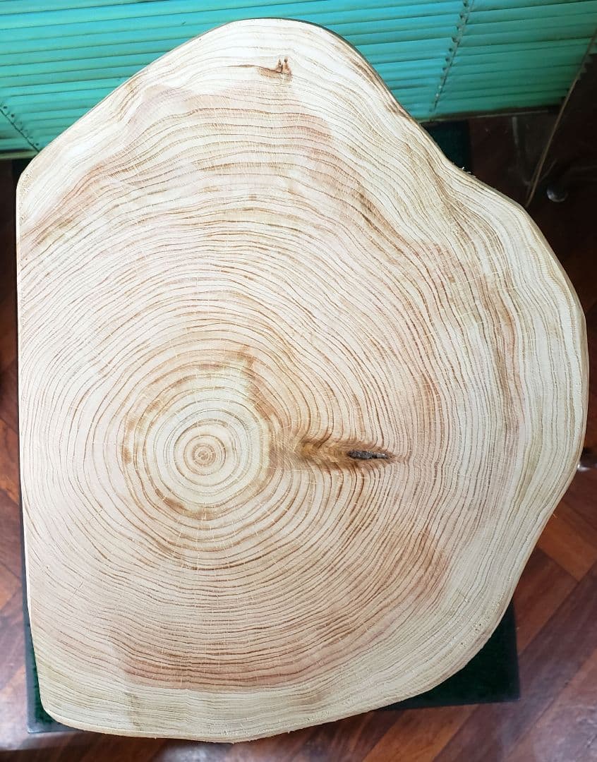 檜根元丸太オブジェ台　 78cm 12月16日まで金額