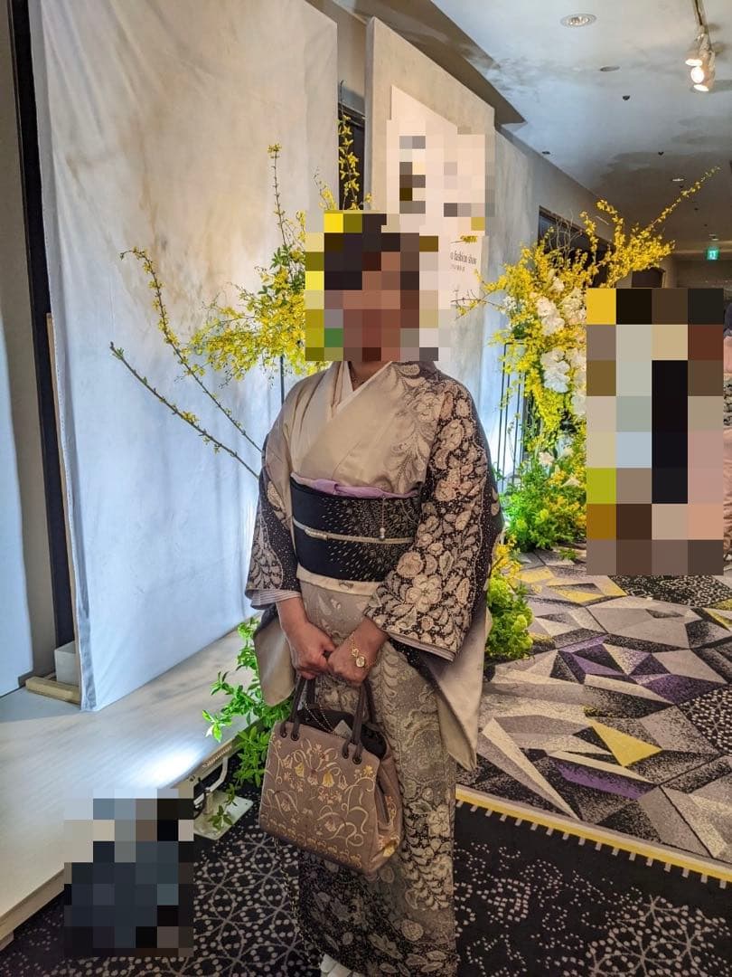 やまとなでしこ‼️美品‼️OKAJIMA 花柄刺繍 和装用バッグ