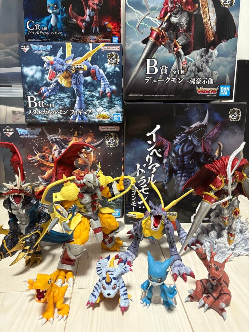 デジタルモンスター　デジモン　一番くじ　フィギュア