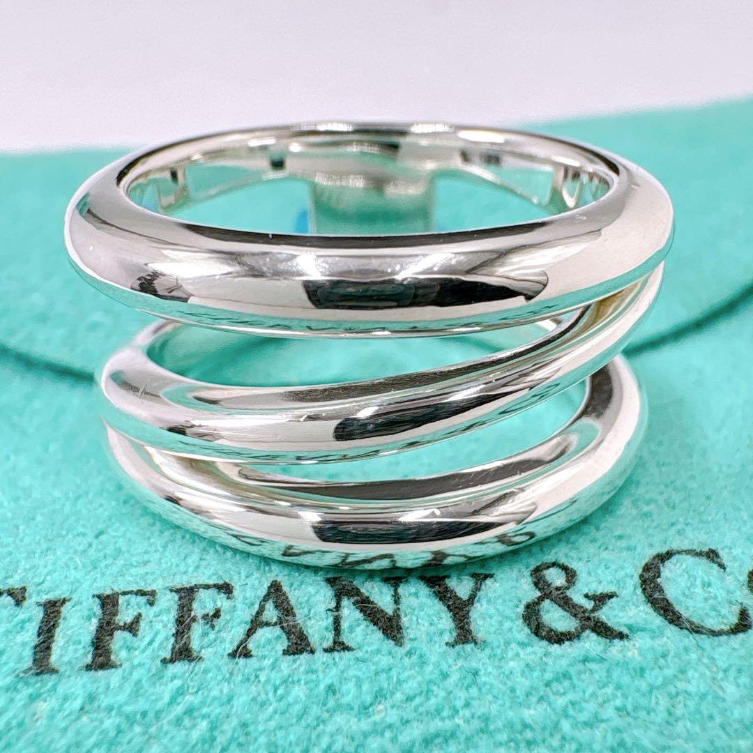 極美品 オールドティファニー リング 15号 シルバー925