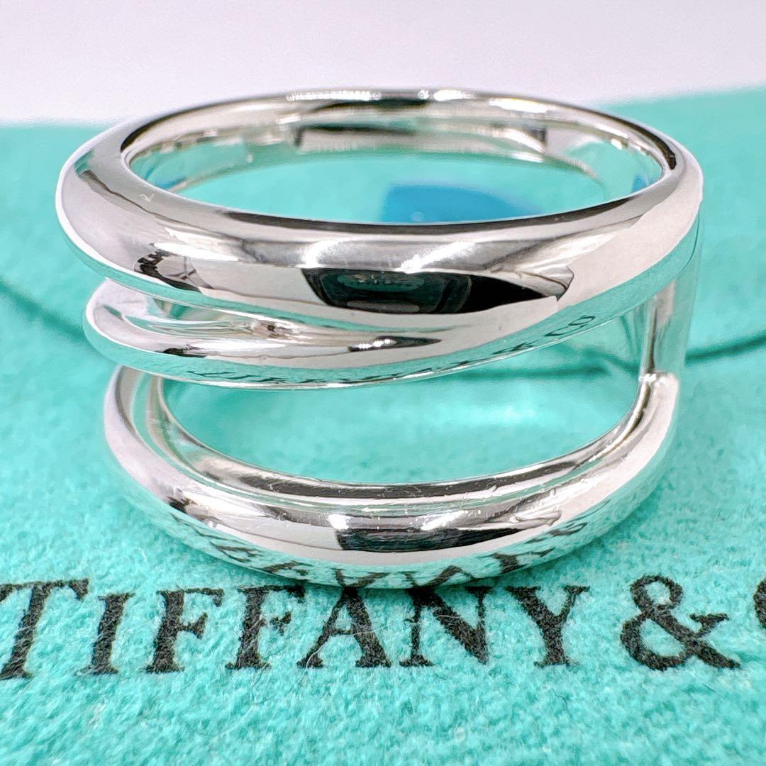 極美品 オールドティファニー リング 15号 シルバー925