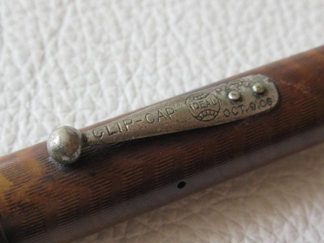 極希少1910年頃◆ウォーターマン IDEAL ベークライト軸 ペン先金ペン太字