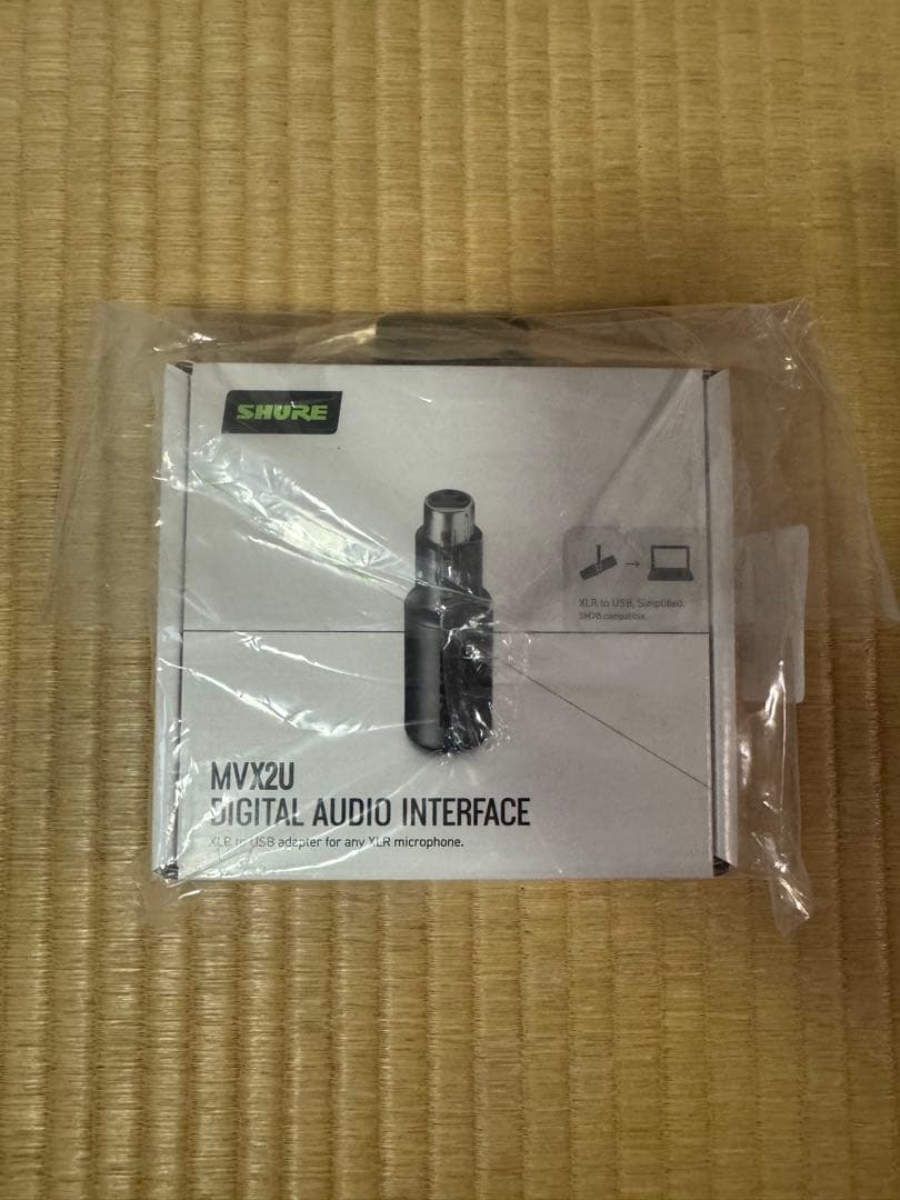 SHURE MVX2Uデジタルオーディオインターフェース　ほぼ未使用