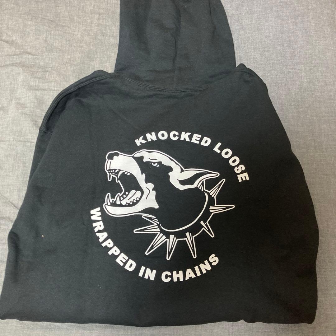 knocked loose パーカー 黒 L