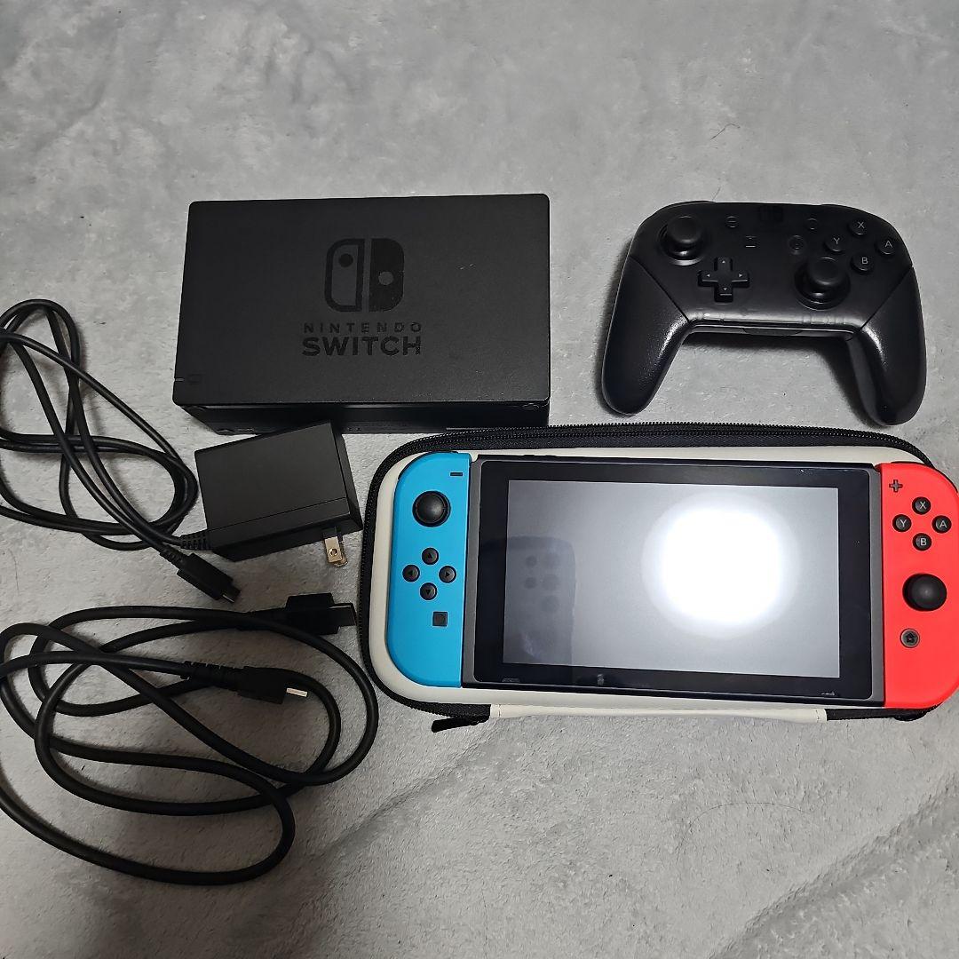 ゆ*と様 Nintendo Switch 本体　、プロコン、ケース、sdカード