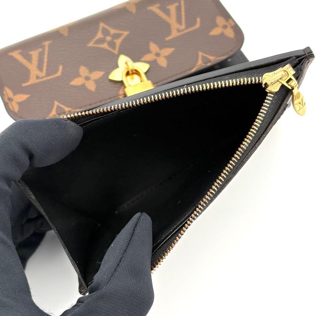 ルイヴィトン 折財布 モノグラム ポルトフォイユ フラワー コンパクト 2590