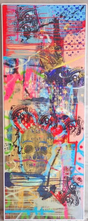 真作画廊大作シェーン ボーデン SHANE BOWDEN 78.5x206cm