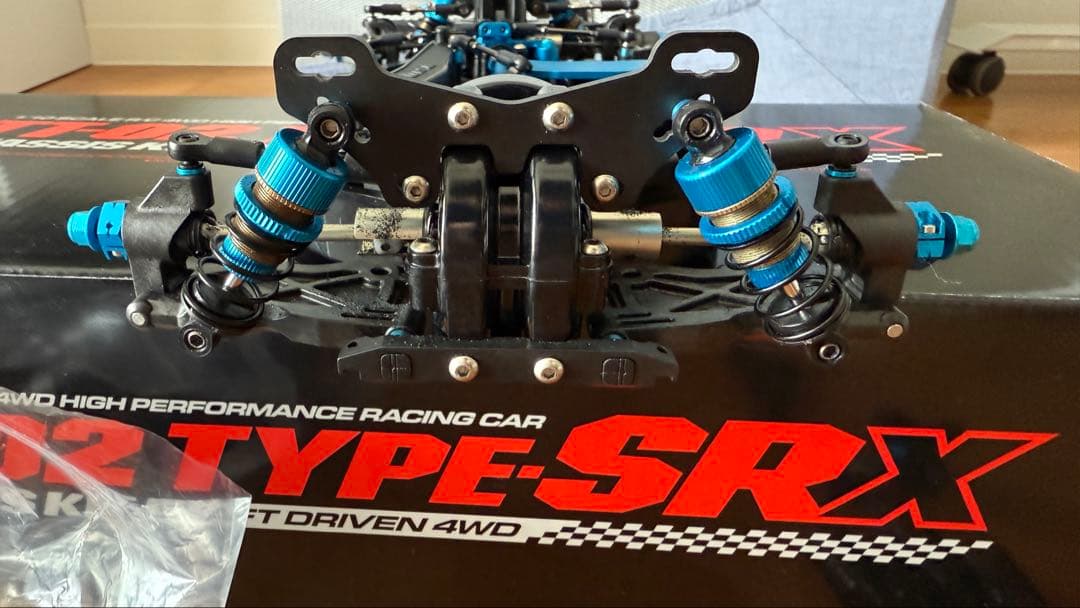 タミヤTT02 SRX メカ無し、オプション、チタンビス tt02srx