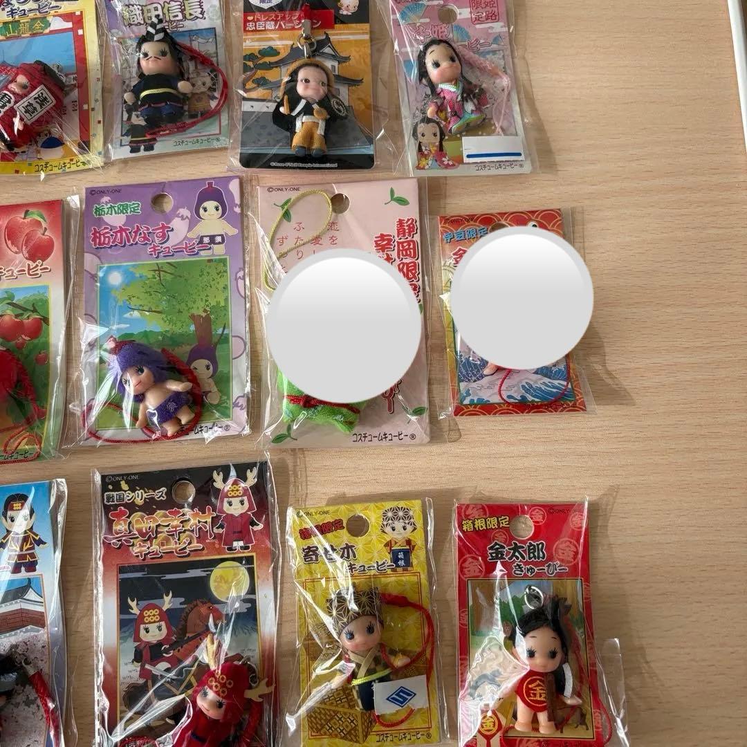 ご当地　ストラップ　マスコット　根付け　キューピー　ローズオニール