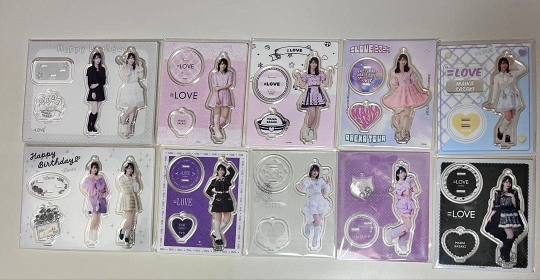 ＝LOVE 佐々木舞香　アクリルスタンド　まとめ売り