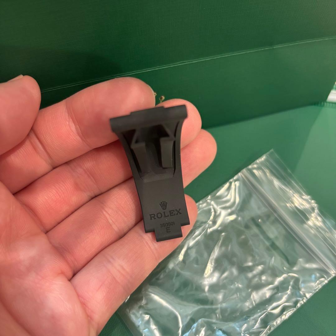 ROLEX OYSTERFLEX ラバーベルト ブラック