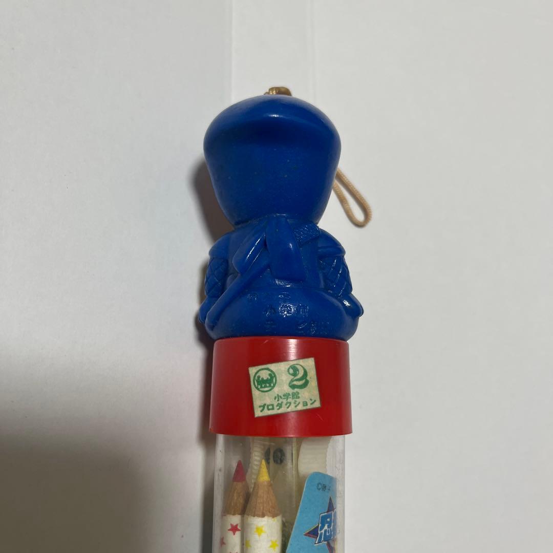 昭和レトロ　忍者ハットリくん　文具付き　ソフビ　ホビークラブ　新品未開封品　珍品