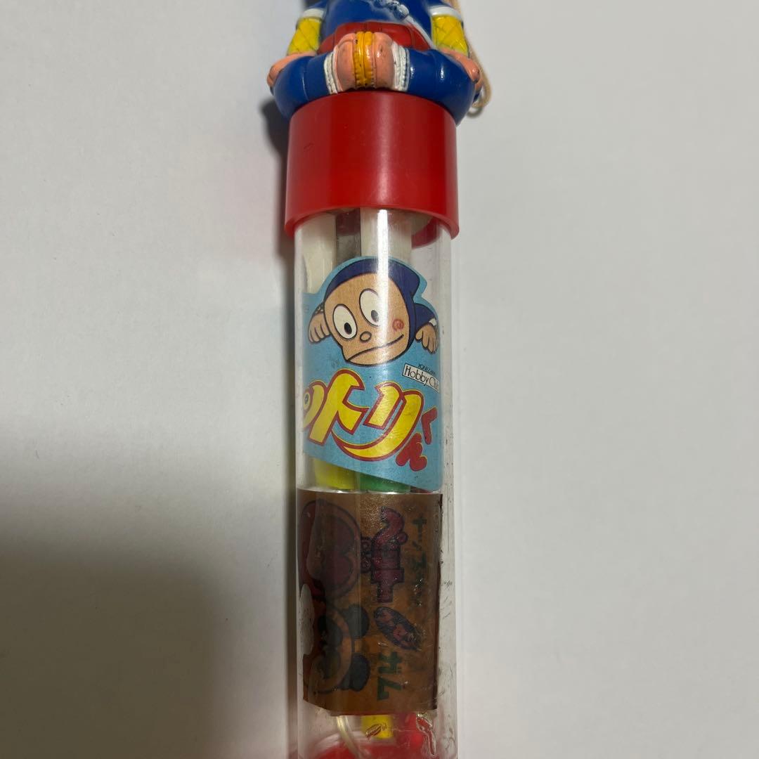 昭和レトロ　忍者ハットリくん　文具付き　ソフビ　ホビークラブ　新品未開封品　珍品