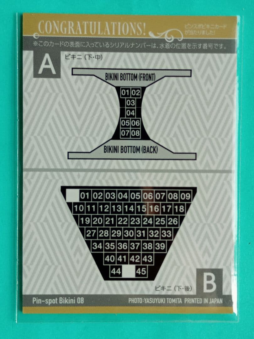 澄田綾乃　Vol2　ピンスポビキニカード