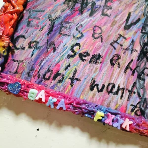 【一点物アート】嘆きのうさぎ【A3サイズ.イラスト 現代アート 絵 】