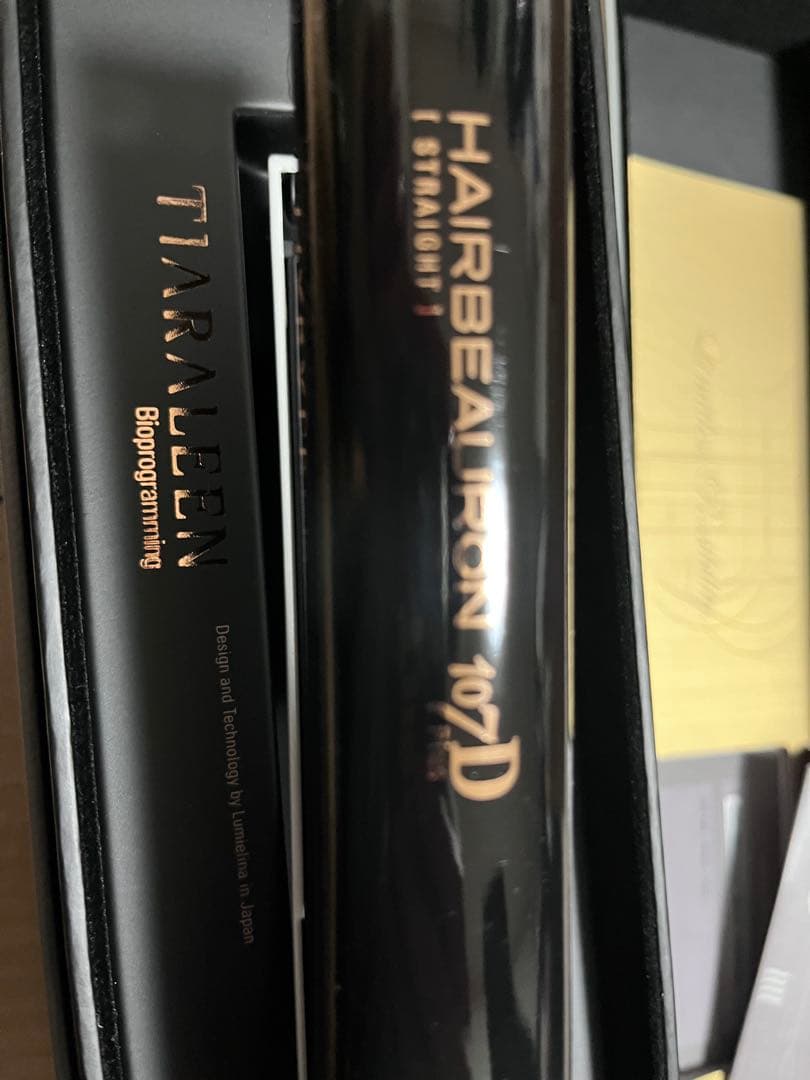 107D Plus ストレートヘアアイロン ケース付き