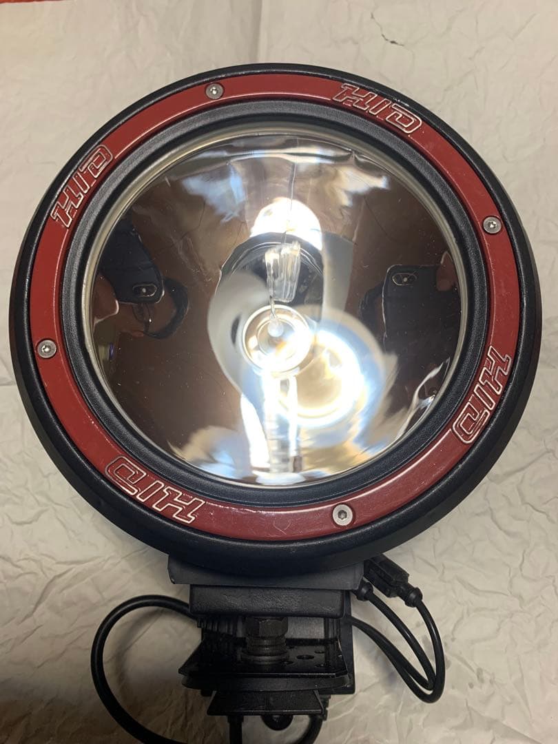 値下げ　今峰製HIDライト 7インチ6000Kクワガタ採集中型ライト実測87W