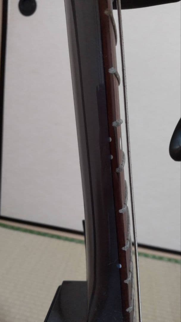 工房で作ってもらったオリジナルギター