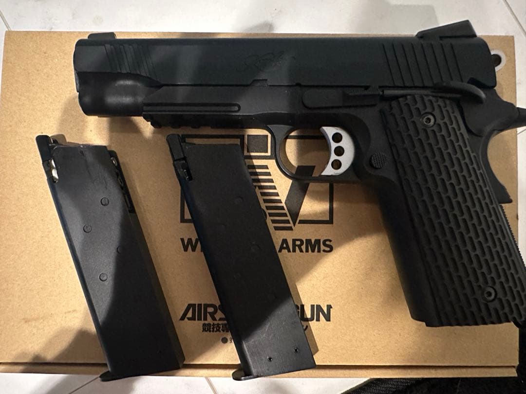 WA キンバー1911 ウォリアーカスタム　ジョンウィックモデル　マットブラック