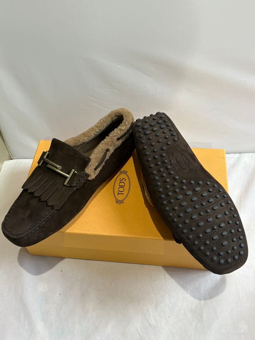 フォロー割 新品 TOD'S トッズ ゴンミーニ ムートン ドライビングシューズ