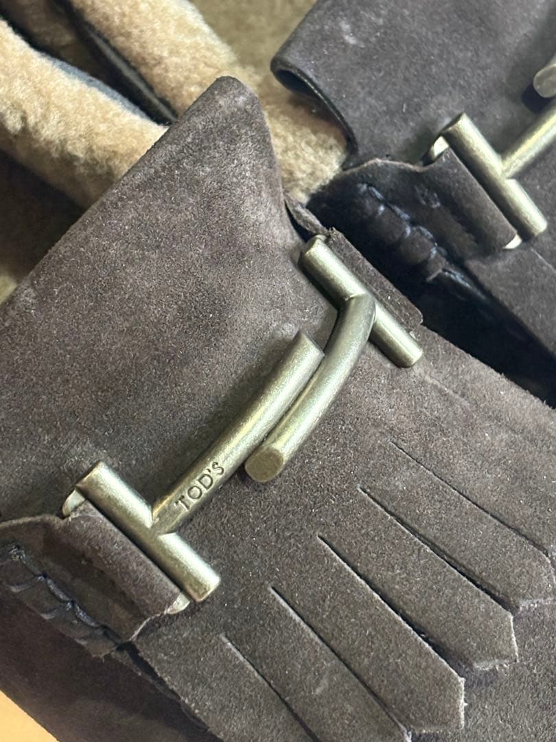 フォロー割 新品 TOD'S トッズ ゴンミーニ ムートン ドライビングシューズ