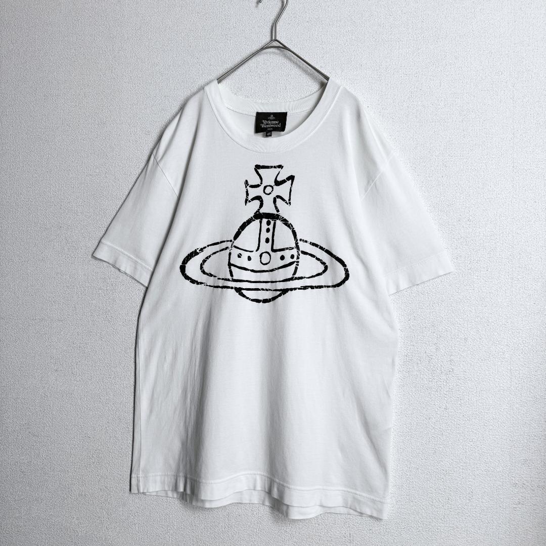 【大人気☆クラックデザイン☆オーブロゴ】ヴィヴィアンウエストウッド ロゴTシャツ
