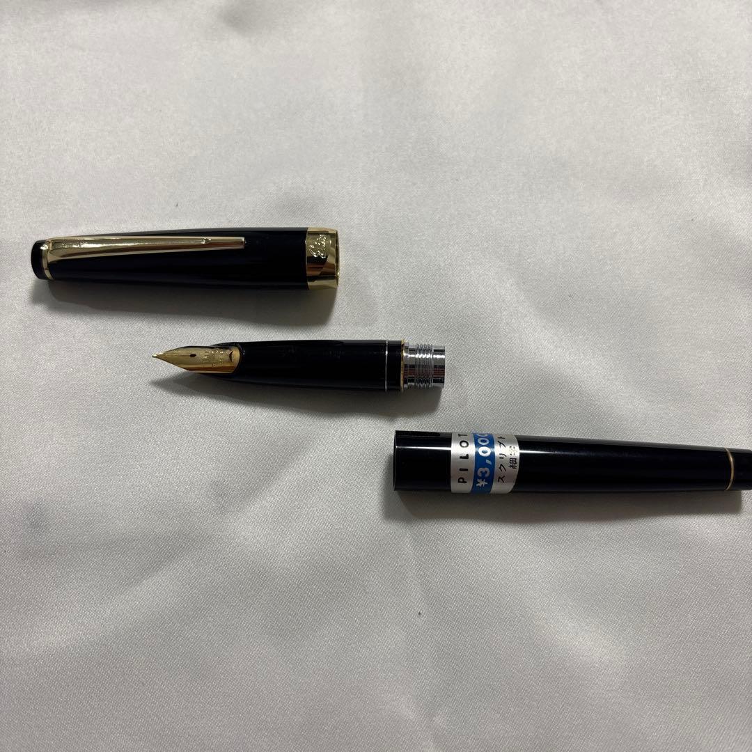 PILOT '70sElite 万年筆 18K スクリプト　極字　レトロ