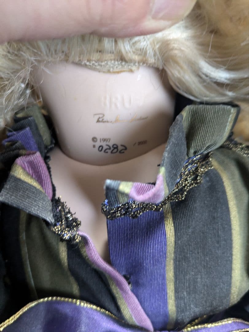 ブリュ　ビスクドール　 1997年製限定品 パトリシアスティーブンラブレス 人形