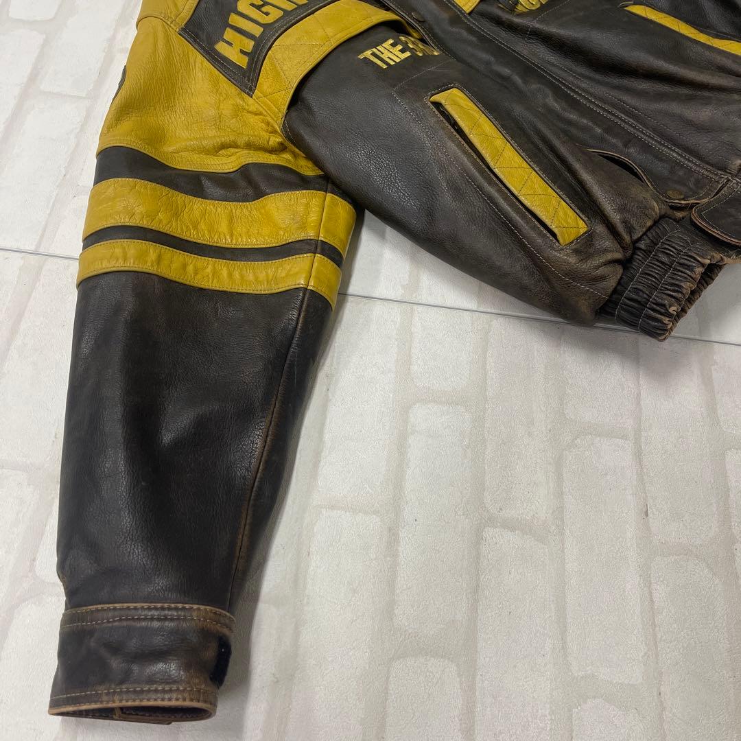 イエロー コーン YeLLOW CORn 牛革 レザー ライダース ジャケット
