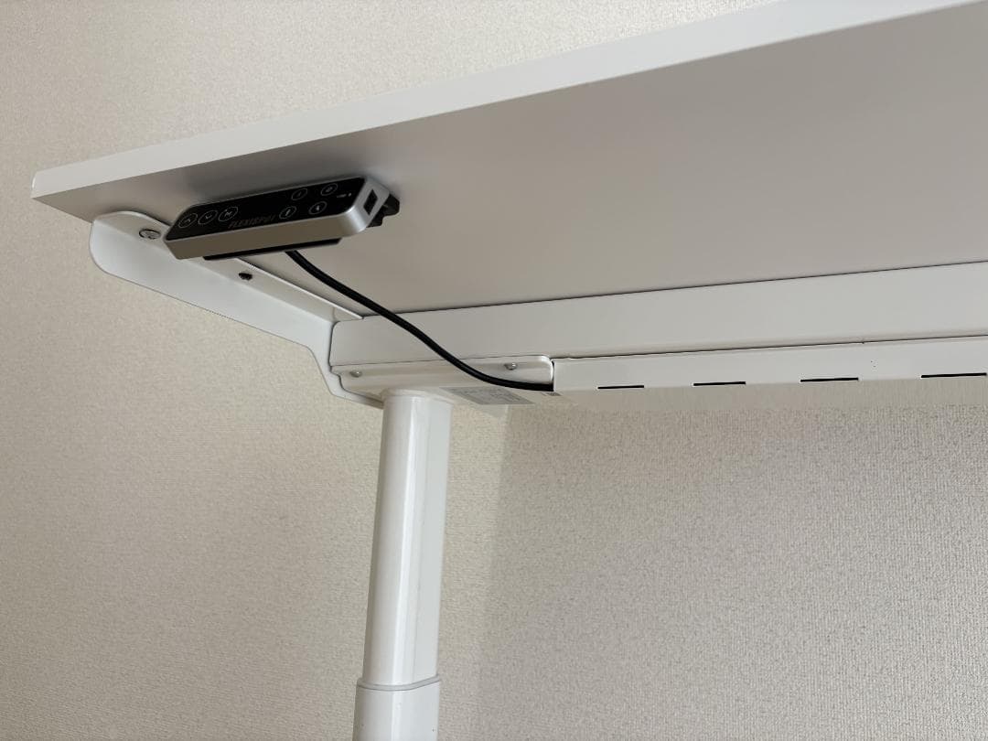 FLEXISPOT E8 電動式昇降デスク ホワイト（天板なし）