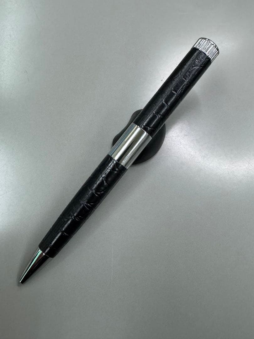 ROMEO no.3 ボールペン　レザー　クロコ型押し