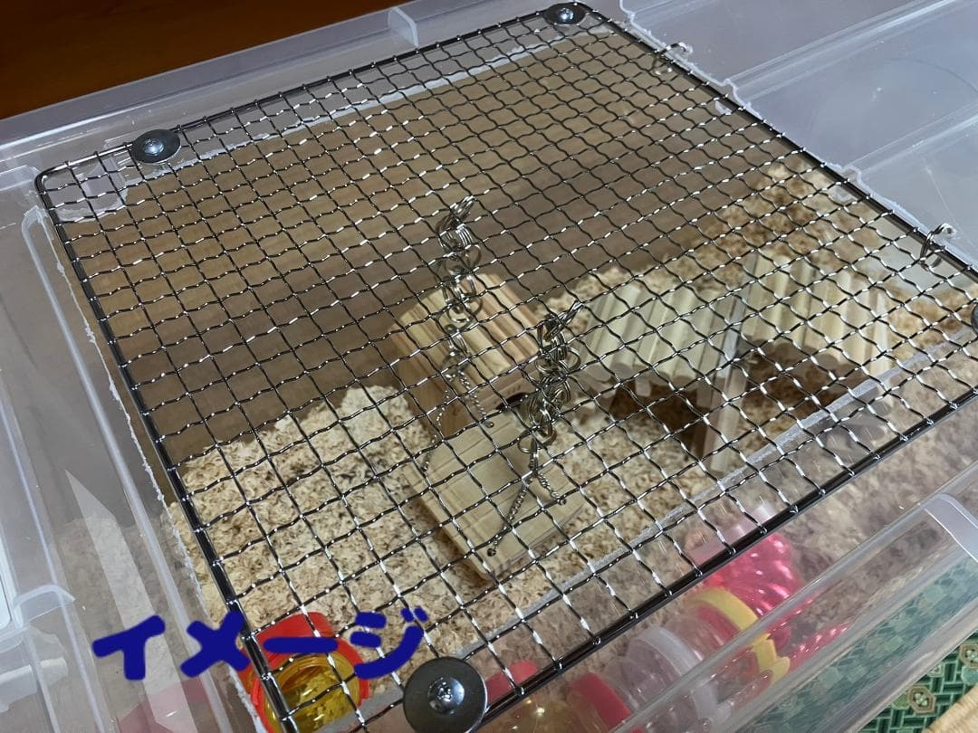 ②【お得２個セット】広さ＆通気性＆保温性抜群なハムスターケージ【DIY】給水器付