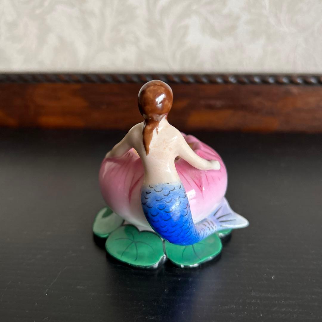 オールドノリタケ　デコレディ　人魚　 フィンガー　マーメイドボール