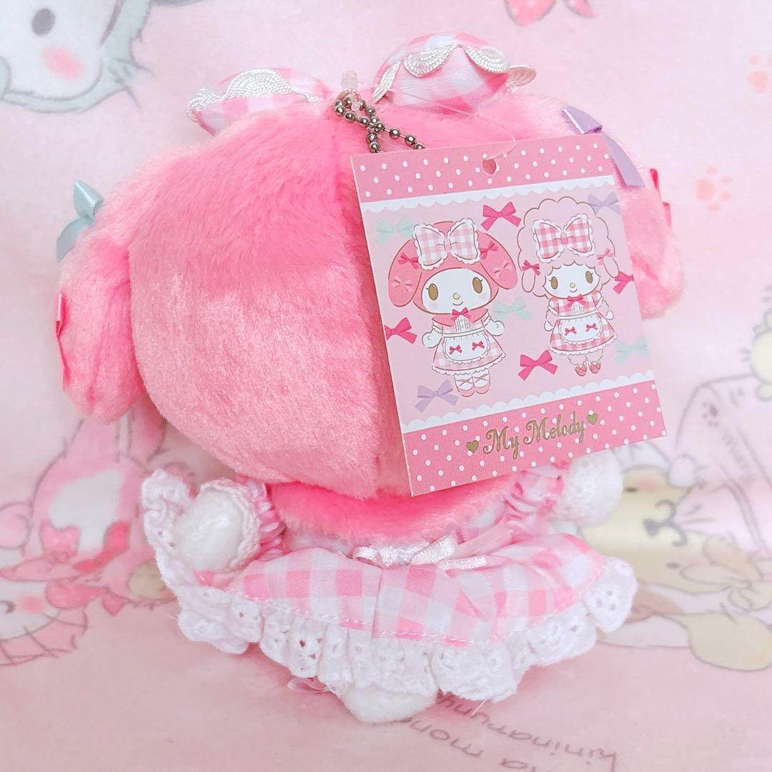 マイメロディ リボンでおそろ マスコット おめかし ロリータ ぬいぐるみ 希少