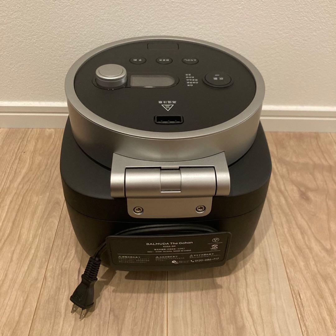 BALMUDA バルミューダ The Gohan 炊飯器K08A-BK