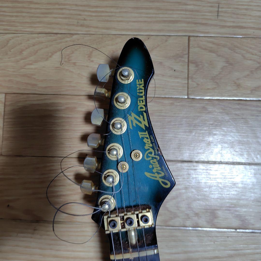 ま*み様 Z-Deluxe エレキギター グラデーションブルー　ジャンク品