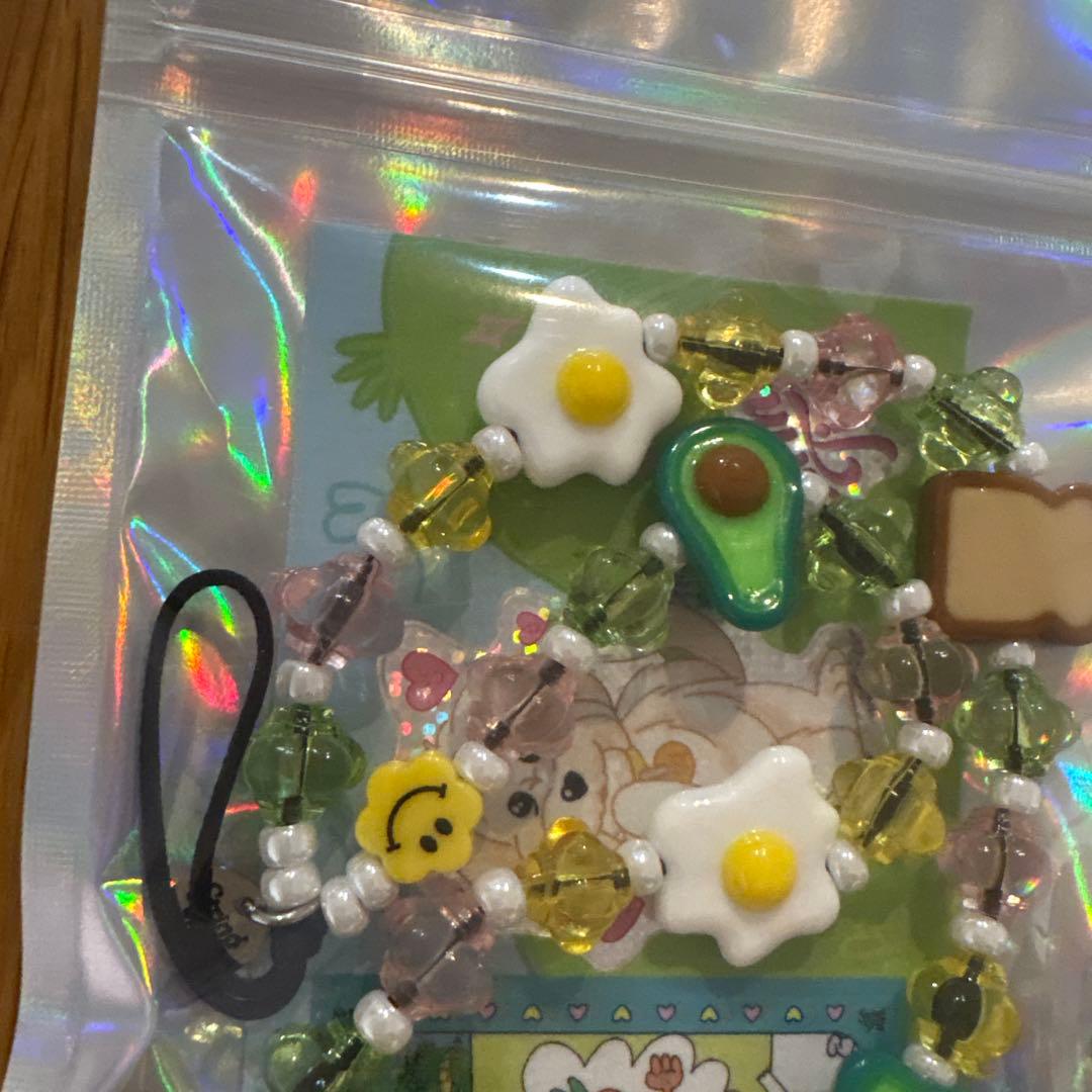 【正規品】String Ting ストリングティング　ストラップ　アボカド　卵